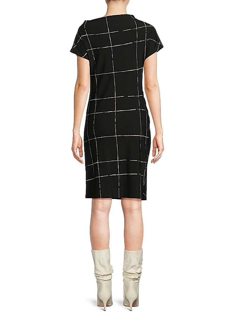 Asymmetric Drape Dress