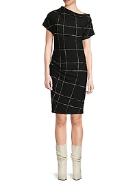 Asymmetric Drape Dress