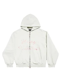 Lipstick Valentines Zip-Up Hoodie Regular Fit