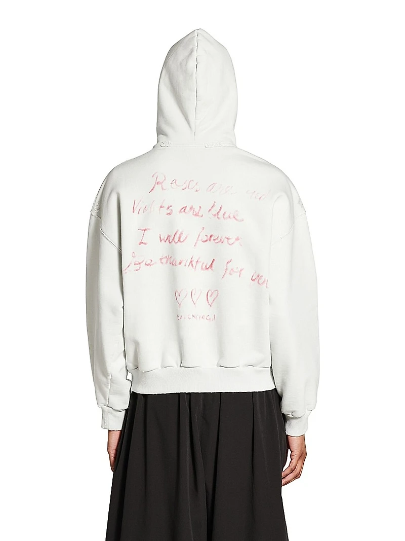 Lipstick Valentines Zip-Up Hoodie Regular Fit