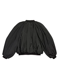 Draped Bomber Jacket