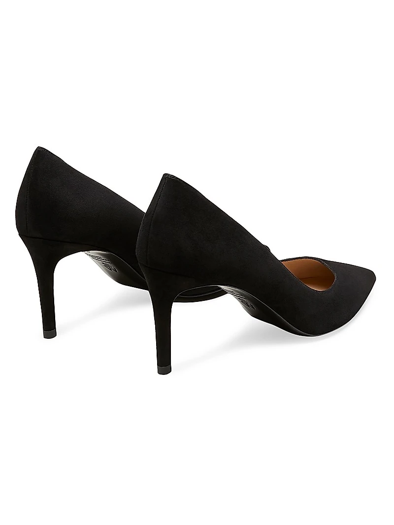 Stuart Power 75MM Suede Pumps