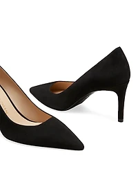 Stuart Power 75MM Suede Pumps