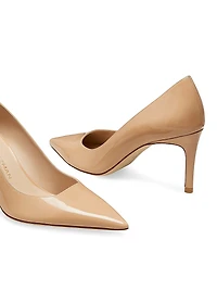 Stuart Power 75MM Patent Leather Pumps