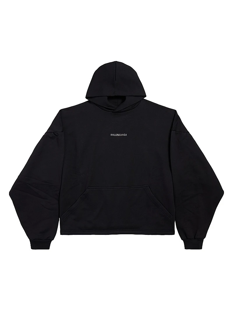 Back Cropped Hoodie
