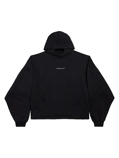Back Cropped Hoodie