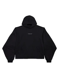 Back Cropped Hoodie