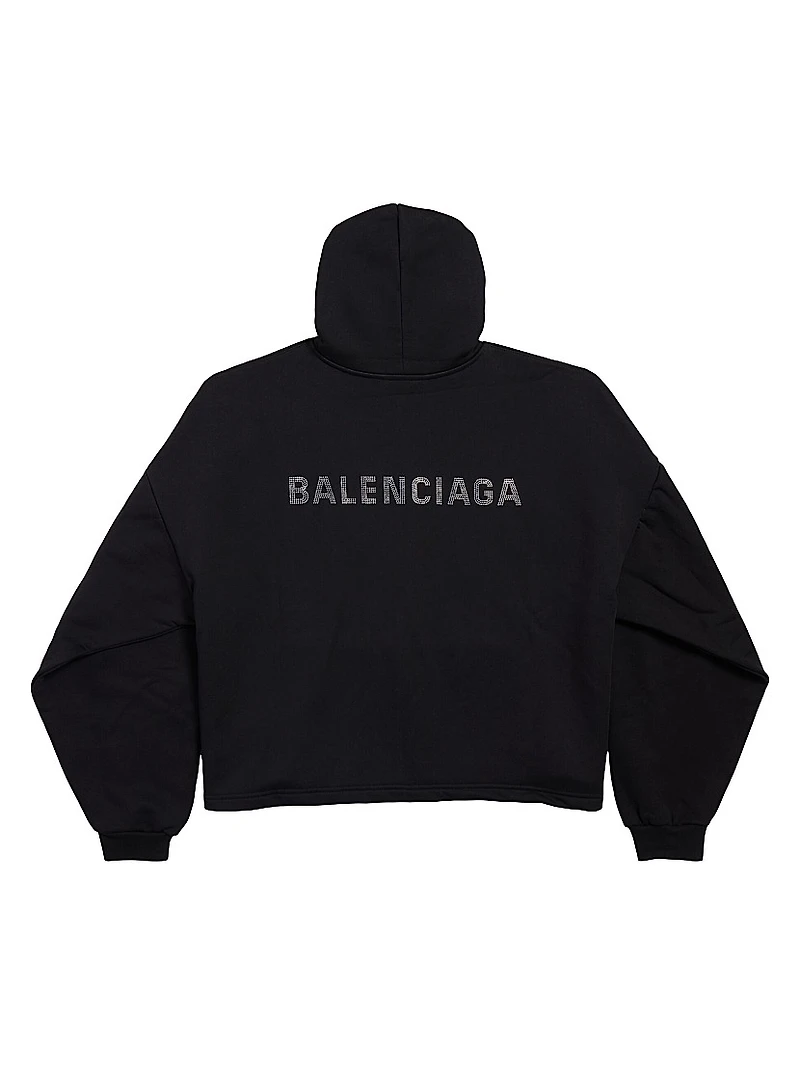 Back Cropped Hoodie