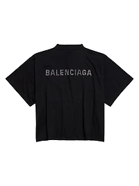 Back Strass Cropped T-Shirt