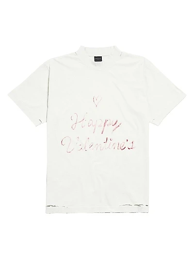 Lipstick Valentines T-Shirt Small Fit