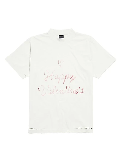 Lipstick Valentines T-Shirt Small Fit