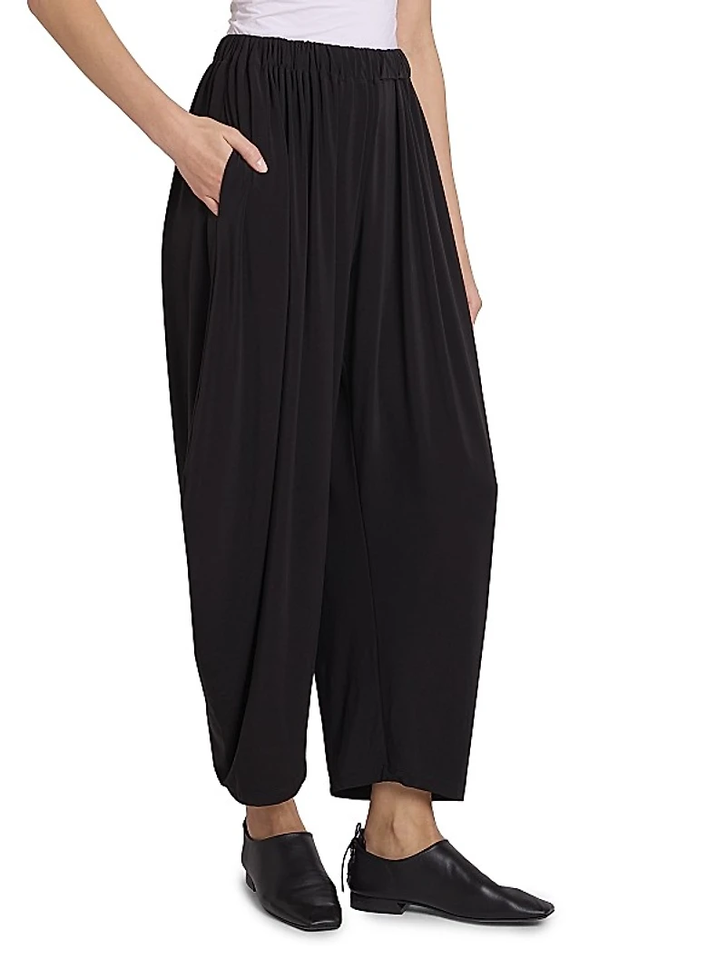 Drape Jersey Pants