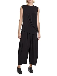 Drape Jersey Pants
