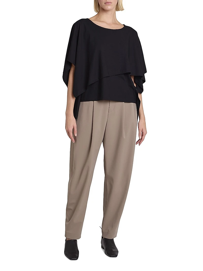 Round Pleated Pants