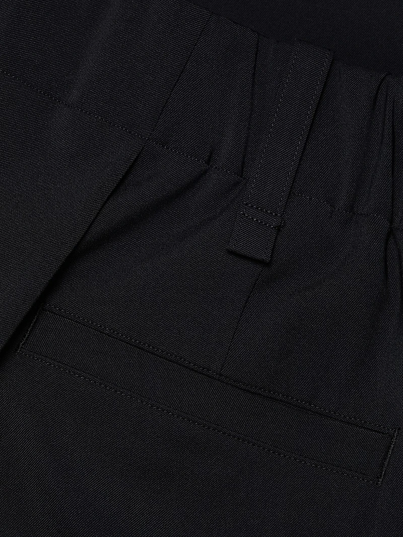 High-Rise Wide-Leg Elasticized Pants