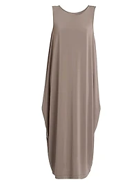 Drape Jersey Cocoon Dress
