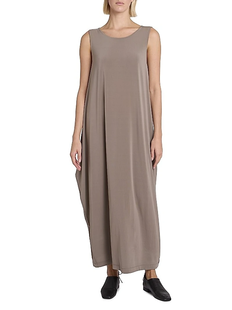 Drape Jersey Cocoon Dress