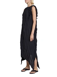 Wrinkled & Twisted Maxi Dress