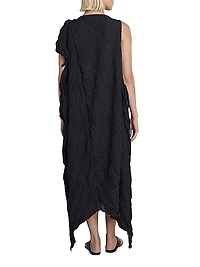 Wrinkled & Twisted Maxi Dress