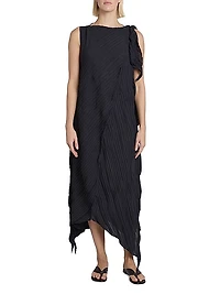 Wrinkled & Twisted Maxi Dress