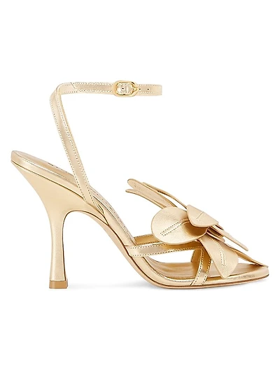 Paradise 100MM Metallic Leather Stiletto Sandals