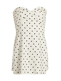 Soho Polka Dot Skort Romper