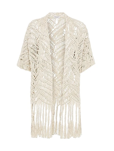 Handmade Dazzling Macramé Opera Cardigan