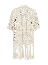Handmade Dazzling Macramé Opera Cardigan