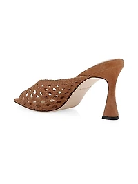 Jacques 90MM Suede Sandals