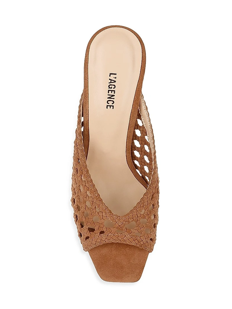 Jacques 90MM Suede Sandals