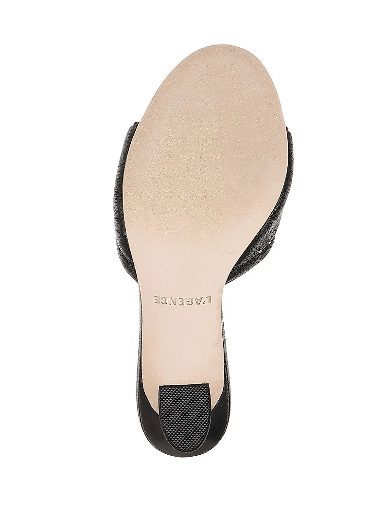 Lille 100MM Embellished Leather Sandals