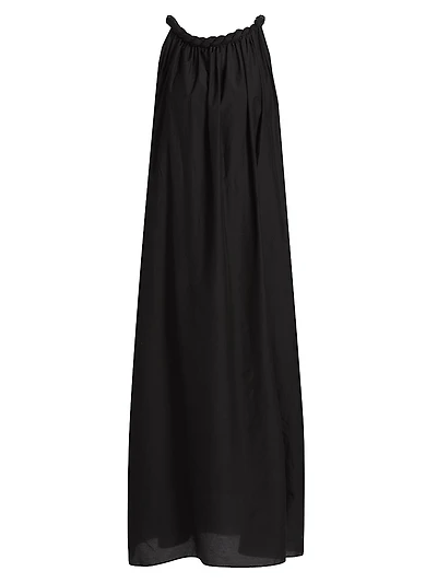 Kika Twisted Gathered Maxi Dress