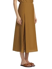 Carmen Gathered Midi Skirt