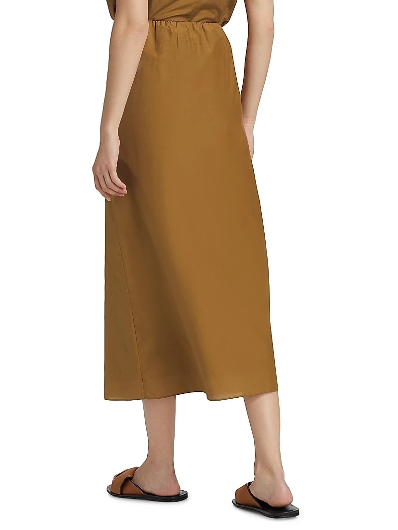 Carmen Gathered Midi Skirt