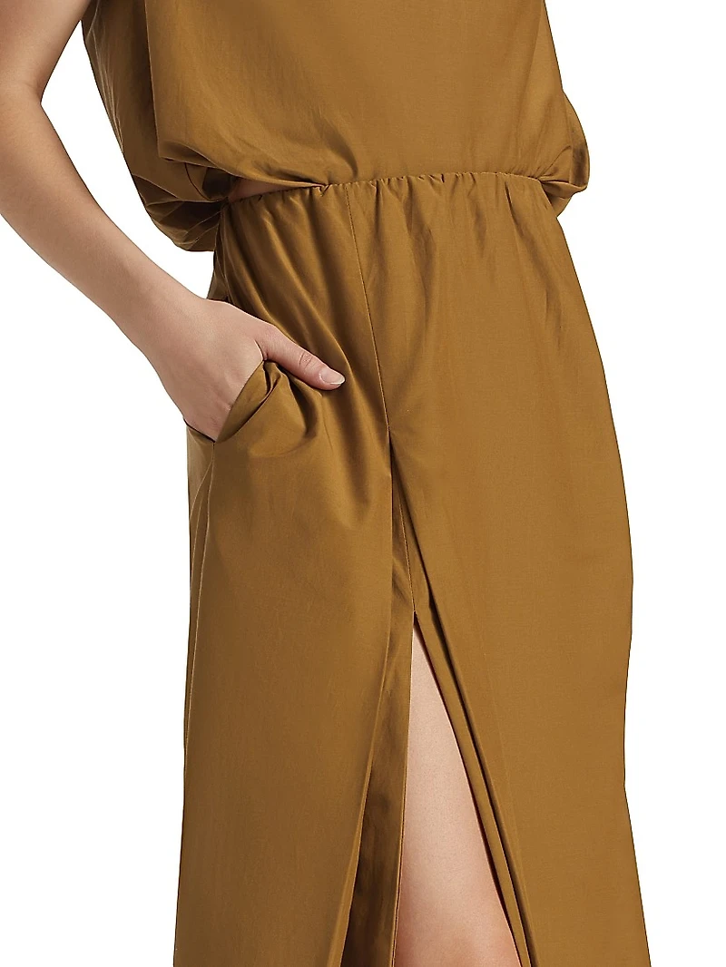 Carmen Gathered Midi Skirt