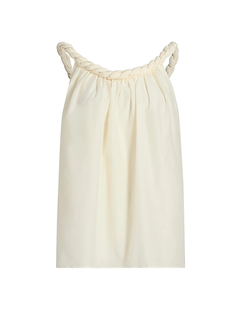 Garino Twisted Neckline Top