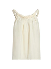 Garino Twisted Neckline Top