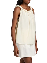 Garino Twisted Neckline Top