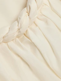 Garino Twisted Neckline Top