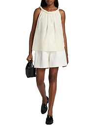 Garino Twisted Neckline Top