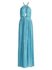 Sophia Chain Trimmed Maxi Dress