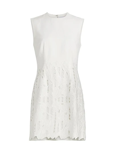 Georgia Lace-Trimmed Sleeveless Minidress