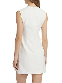 Georgia Lace-Trimmed Sleeveless Minidress