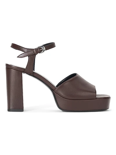 Jodie Leather 100MM Platform Heels