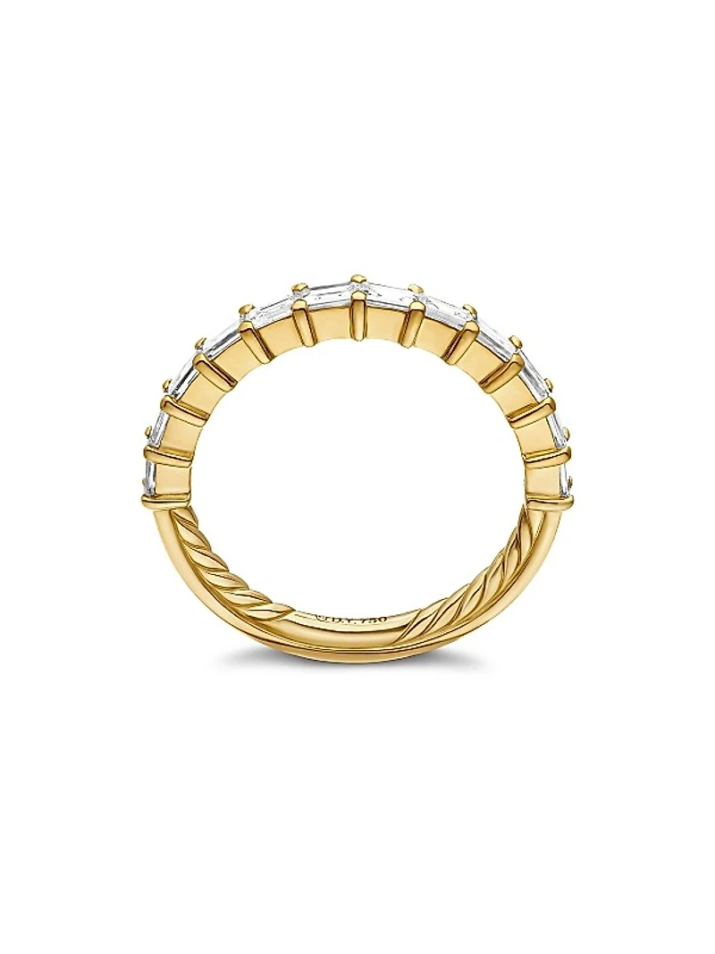 DY Eden Partway Band Ring in 18K Yellow Gold