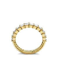 DY Eden Partway Band Ring in 18K Yellow Gold
