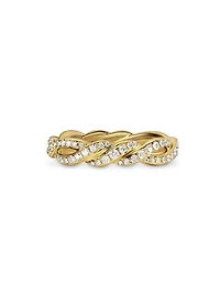 Wisteria Band Ring 18K Yellow Gold