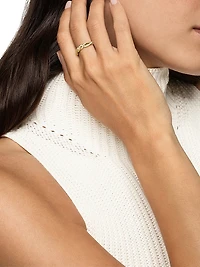 Wisteria Band Ring 18K Yellow Gold