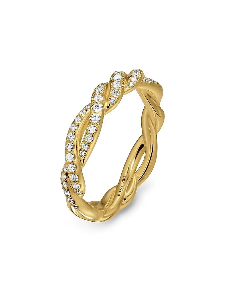 Wisteria Band Ring 18K Yellow Gold