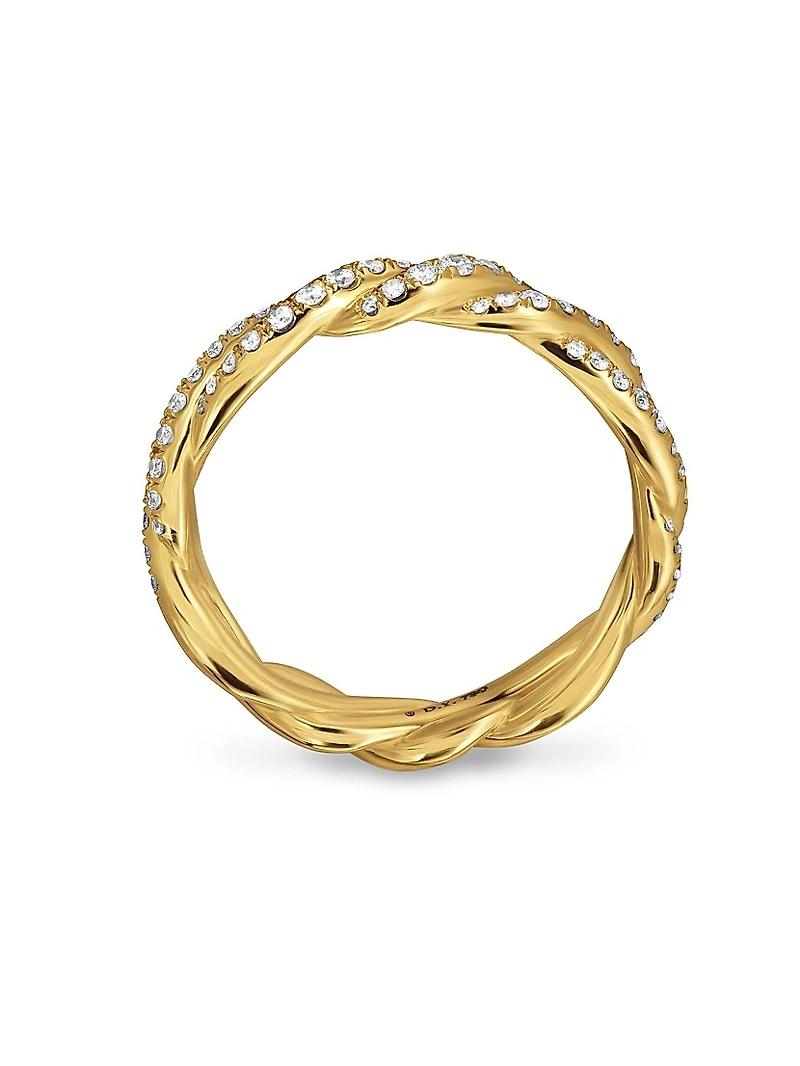 Wisteria Band Ring 18K Yellow Gold